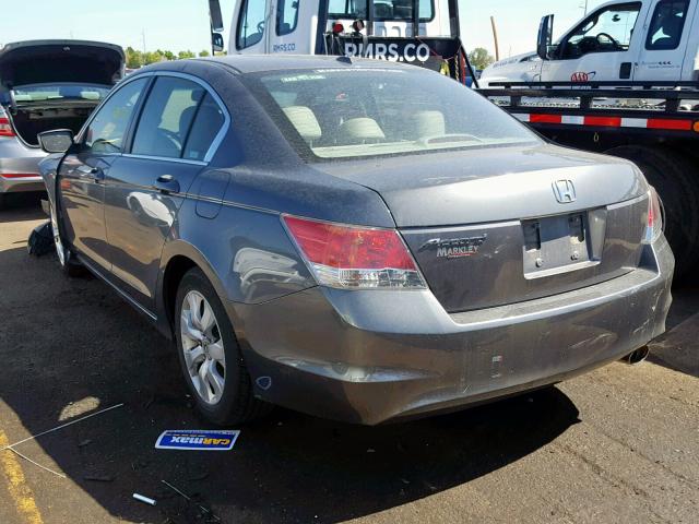 1HGCP26899A149338 - 2009 HONDA ACCORD EXL GRAY photo 3