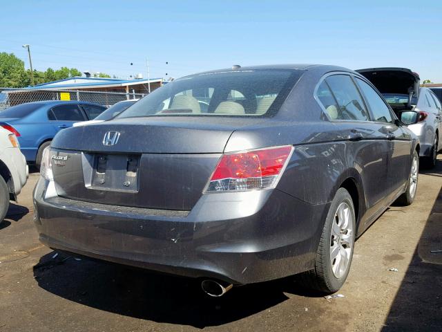 1HGCP26899A149338 - 2009 HONDA ACCORD EXL GRAY photo 4