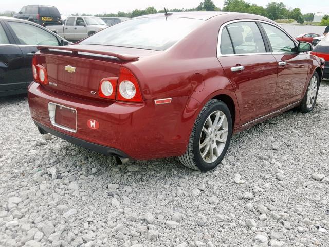 1G1ZK57769F129851 - 2009 CHEVROLET MALIBU LTZ წითელი ფოტო 4