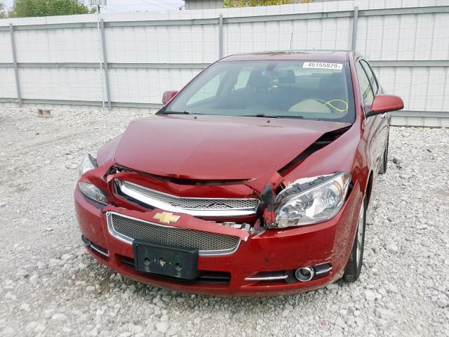 1G1ZK57769F129851 - 2009 CHEVROLET MALIBU LTZ წითელი ფოტო 9