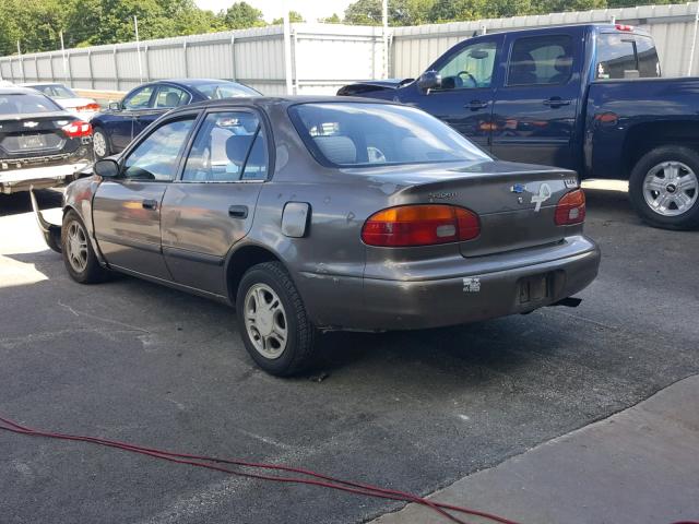 1Y1SK5280YZ420802 - 2000 CHEVROLET GEO PRIZM GRAY photo 3