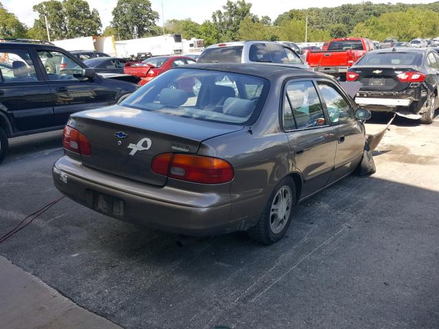 1Y1SK5280YZ420802 - 2000 CHEVROLET GEO PRIZM GRAY photo 4