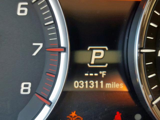 19UUB1F5XGA002705 - 2016 ACURA TLX TECH WHITE photo 8