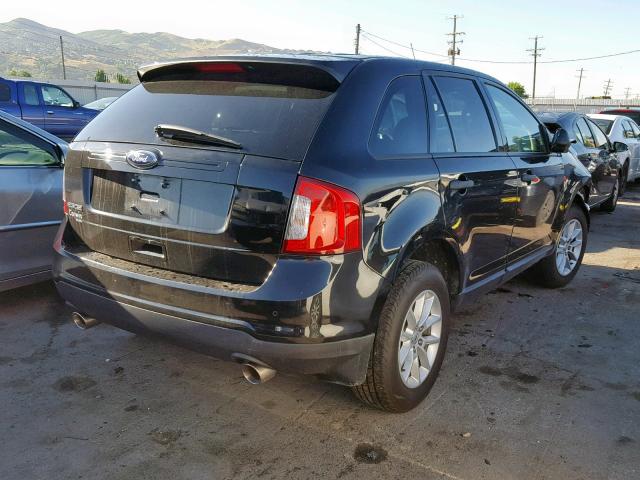 2FMDK3GC3DBC78596 - 2013 FORD EDGE SE BLACK photo 4