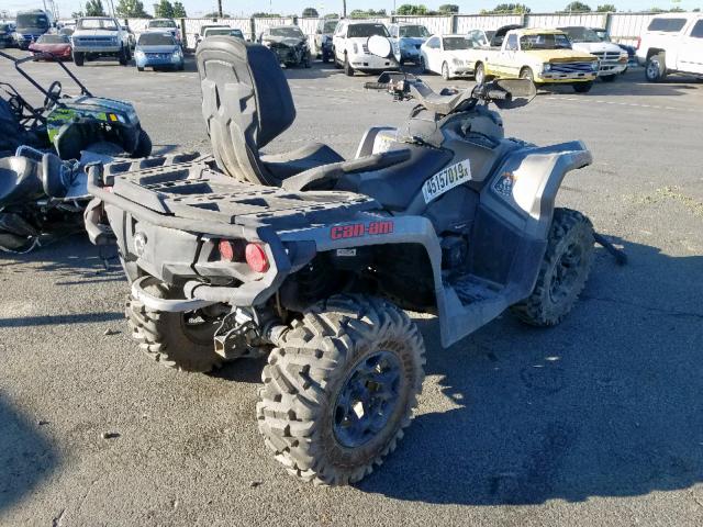 3JBLPAN2XFJ000607 - 2015 CAN-AM OUTLANDER GRAY photo 4