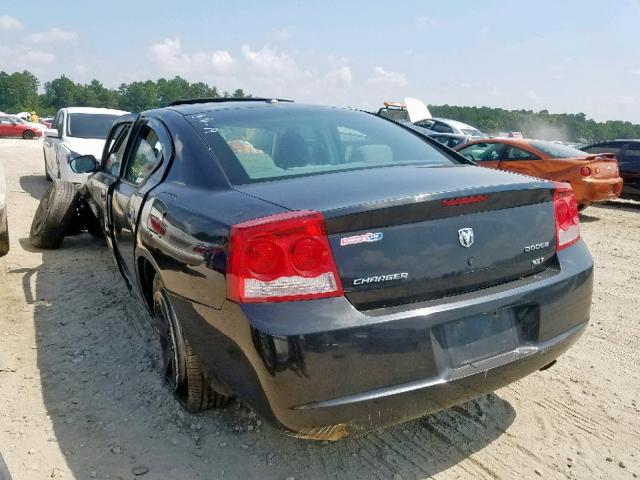 2B3KA33V39H554996 - 2009 DODGE CHARGER SX BLACK photo 3