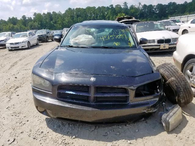 2B3KA33V39H554996 - 2009 DODGE CHARGER SX BLACK photo 9