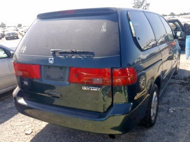 2HKRL1851YH578577 - 2000 HONDA ODYSSEY LX GREEN photo 4