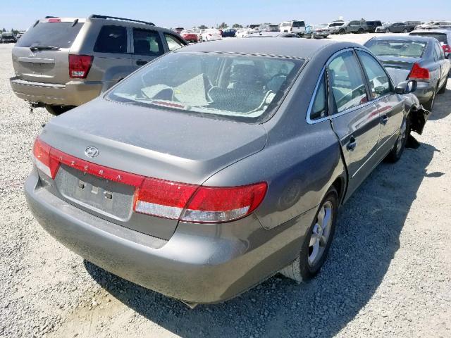 KMHFC46F76A110949 - 2006 HYUNDAI AZERA SE GREEN photo 4