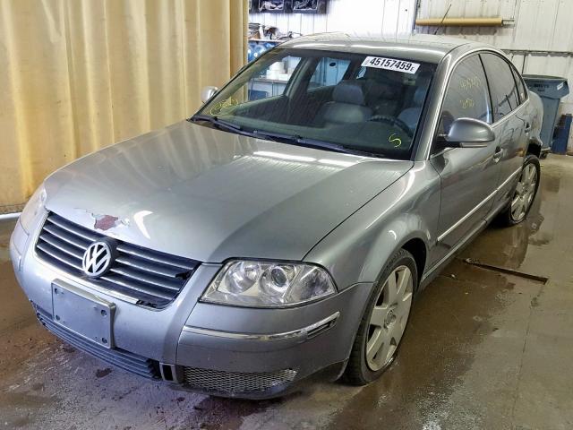 WVWME63B64P330855 - 2004 VOLKSWAGEN PASSAT GL GRAY photo 2