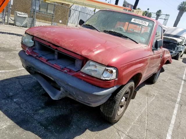 4F4YR12D03TM10791 - 2003 MAZDA B2300 RED photo 2