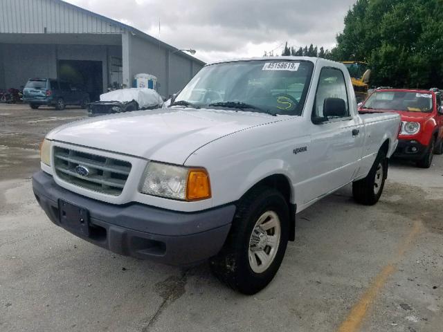 1FTYR10D41PB41163 - 2001 FORD RANGER WHITE photo 2