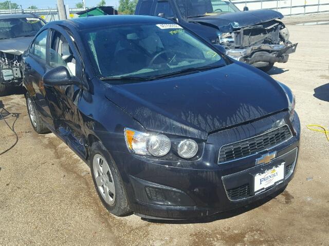 1G1JA5SH9F4187542 - 2015 CHEVROLET SONIC LS BLACK photo 1