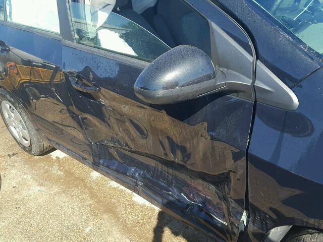 1G1JA5SH9F4187542 - 2015 CHEVROLET SONIC LS BLACK photo 9