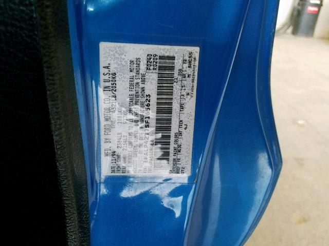 1FALP42T7SF165623 - 1995 FORD MUSTANG GT BLUE photo 10