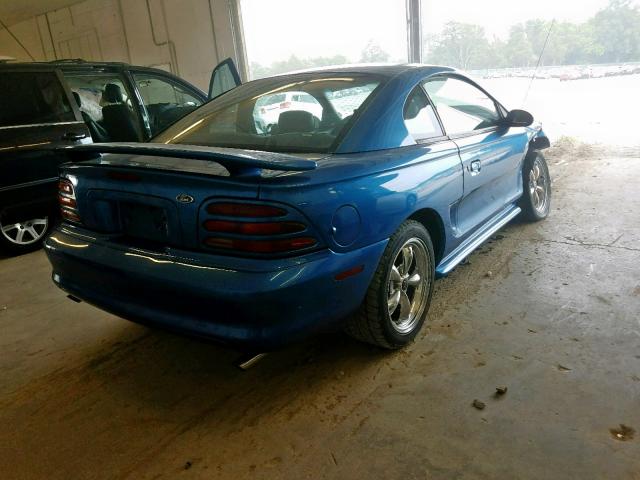 1FALP42T7SF165623 - 1995 FORD MUSTANG GT BLUE photo 4