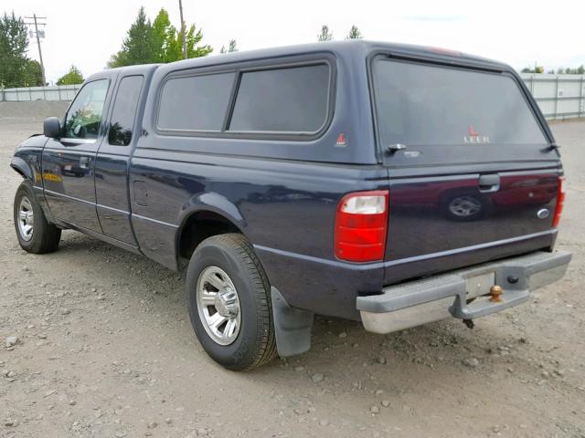 1FTYR44E93PB20591 - 2003 FORD RANGER SUP BLUE photo 3