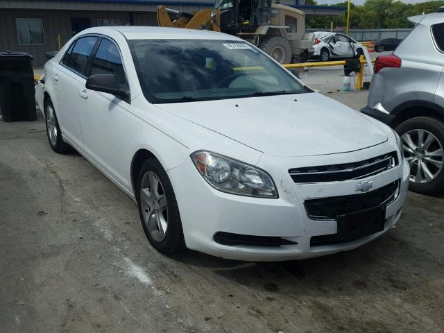 1G1ZA5EUXBF196969 - 2011 CHEVROLET MALIBU LS WHITE photo 1