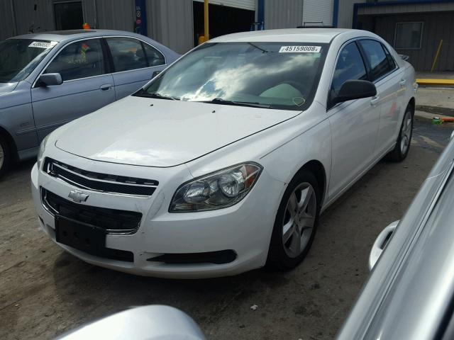 1G1ZA5EUXBF196969 - 2011 CHEVROLET MALIBU LS WHITE photo 2