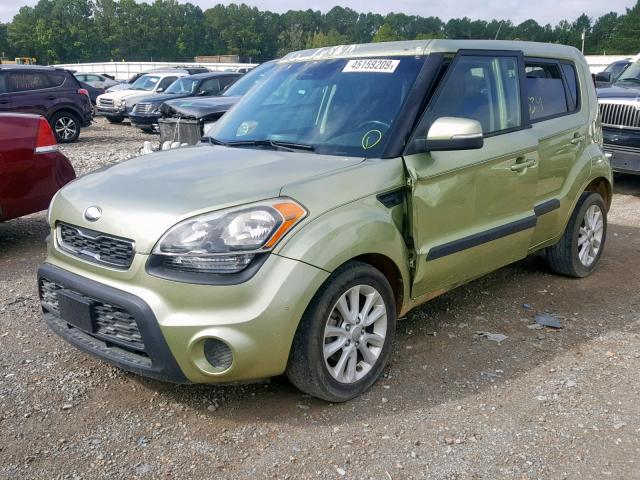 KNDJT2A64D7602116 - 2013 KIA SOUL + GREEN photo 2