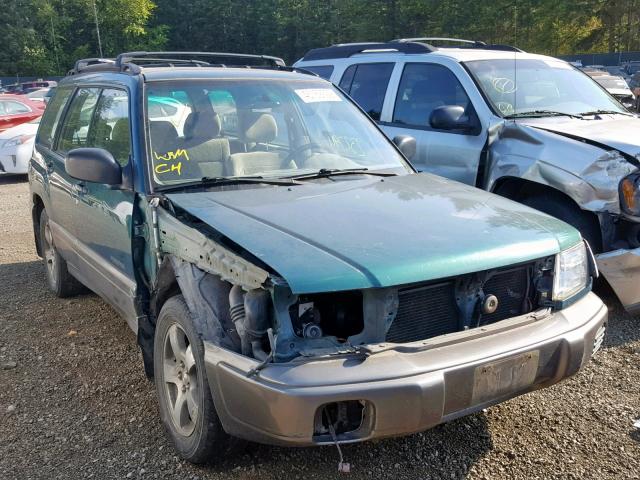 JF1SF6552WG778434 - 1998 SUBARU FORESTER S GREEN photo 1