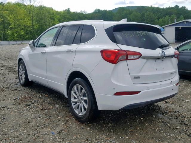 LRBFXCSA7KD002030 - 2019 BUICK ENVISION E WHITE photo 3