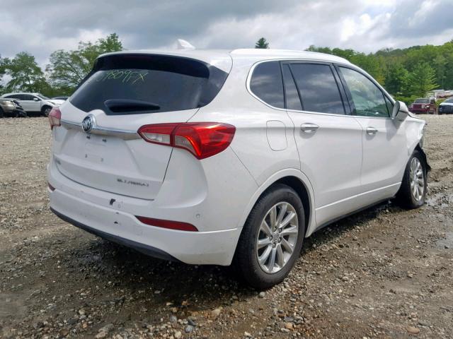 LRBFXCSA7KD002030 - 2019 BUICK ENVISION E WHITE photo 4