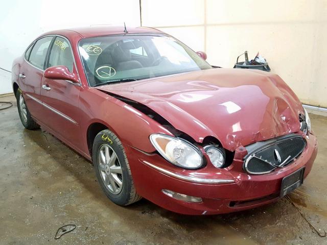 2G4WD562251309223 - 2005 BUICK LACROSSE C BURGUNDY photo 1