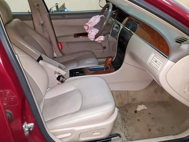 2G4WD562251309223 - 2005 BUICK LACROSSE C BURGUNDY photo 5