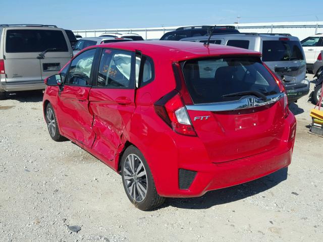 3HGGK5H88FM733470 - 2015 HONDA FIT EX RED photo 3