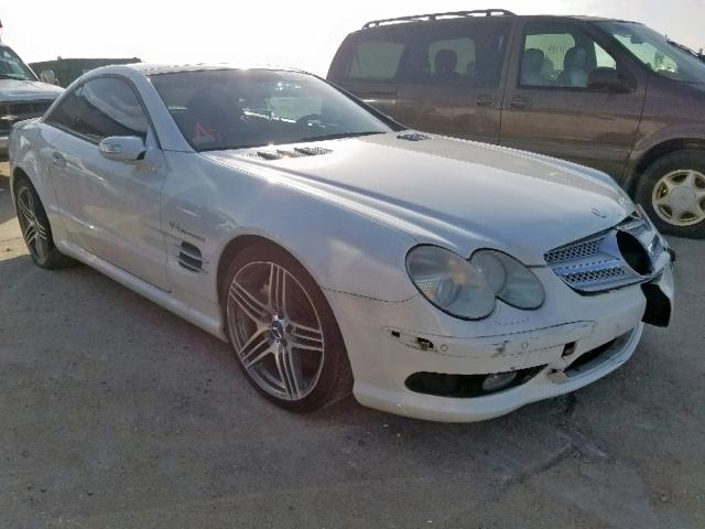 WDBSK74F14F073860 - 2004 MERCEDES-BENZ SL 55 AMG WHITE photo 1