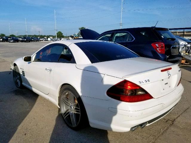 WDBSK74F14F073860 - 2004 MERCEDES-BENZ SL 55 AMG WHITE photo 3