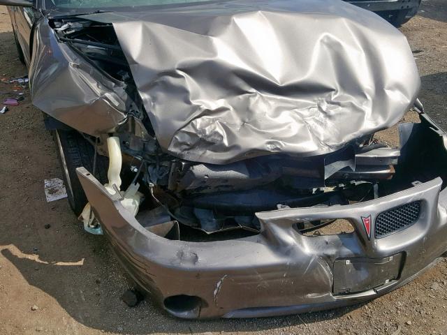 1G2WK52J32F125084 - 2002 PONTIAC GRAND PRIX GRAY photo 9