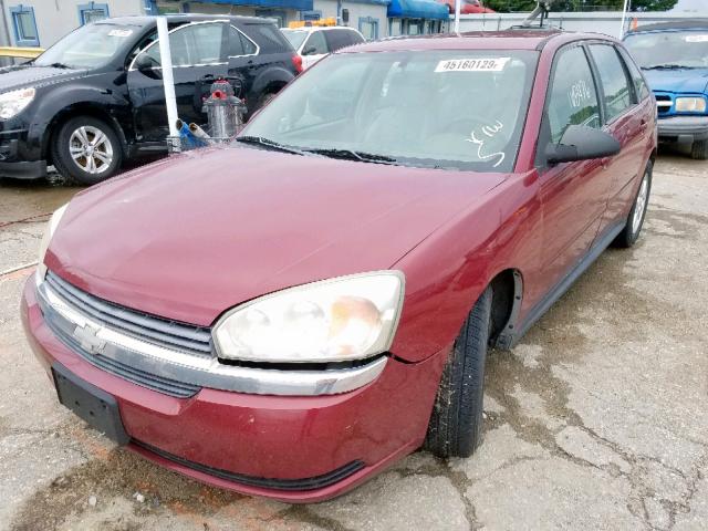 1G1ZT62895F273214 - 2005 CHEVROLET MALIBU MAX 栗色 照片 2