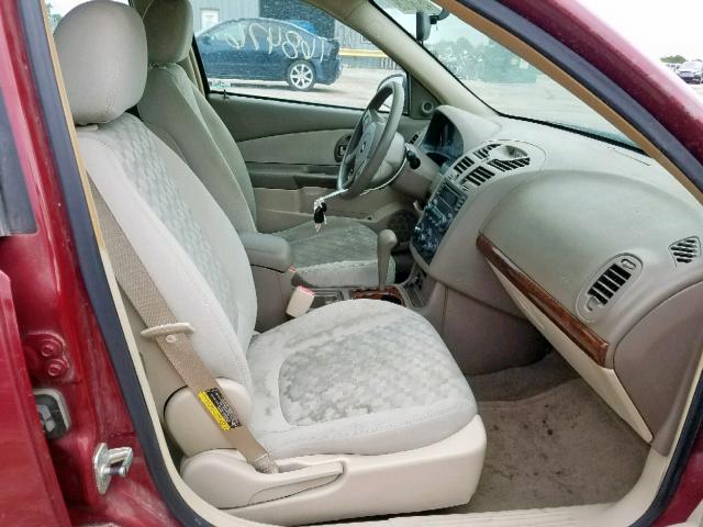 1G1ZT62895F273214 - 2005 CHEVROLET MALIBU MAX 栗色 照片 5