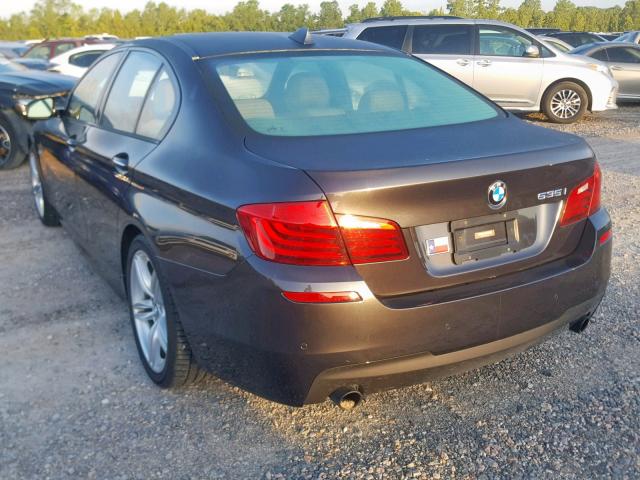 WBA5B1C59FD917725 - 2015 BMW 535 I BLUE photo 3