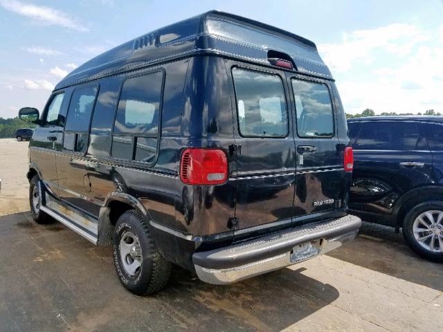 2B6HB11X62K144849 - 2002 DODGE RAM VAN B1 BLACK photo 3