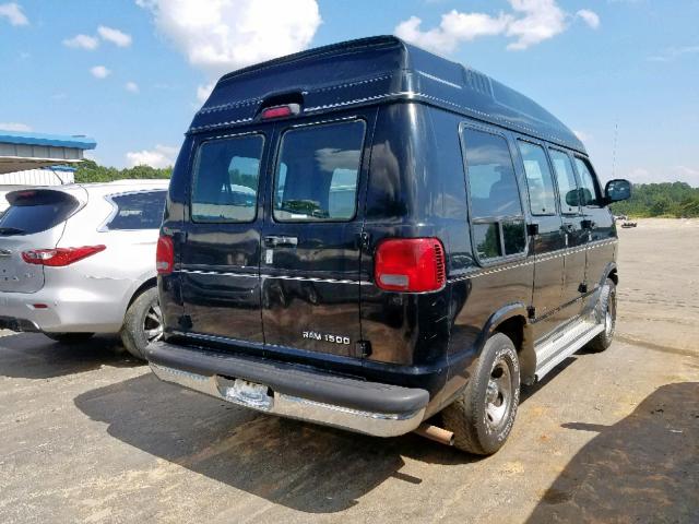 2B6HB11X62K144849 - 2002 DODGE RAM VAN B1 BLACK photo 4