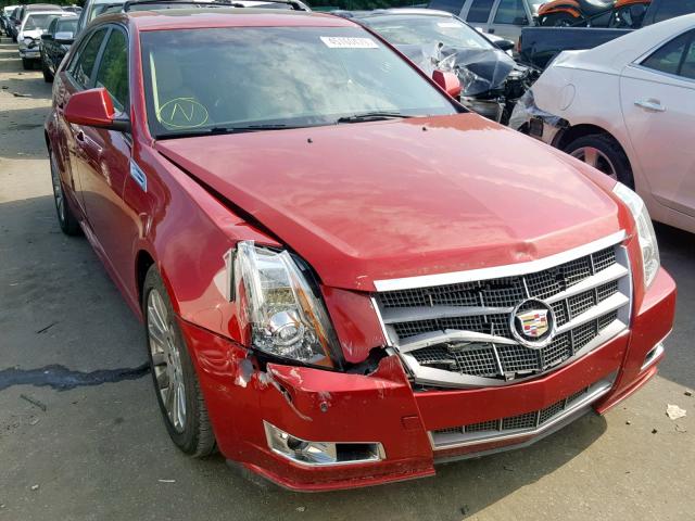 1G6DP8EVXA0127214 - 2010 CADILLAC CTS PREMIU RED photo 1