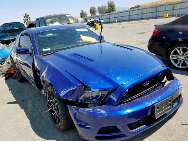 1ZVBP8CF6D5282685 - 2013 FORD MUSTANG GT BLUE photo 1