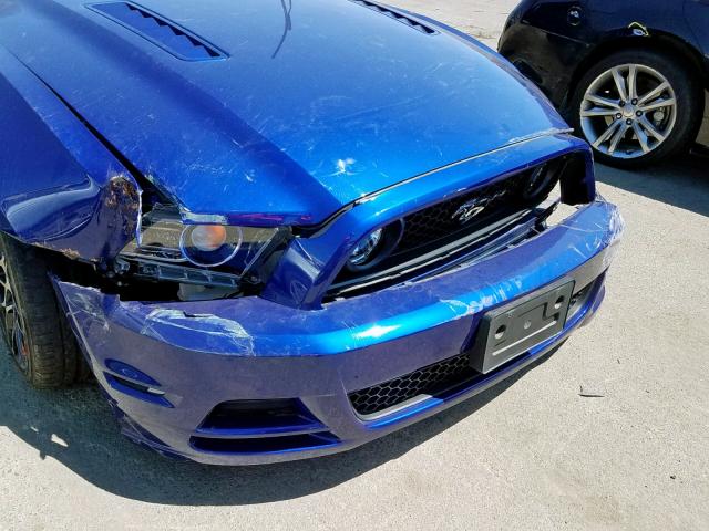 1ZVBP8CF6D5282685 - 2013 FORD MUSTANG GT BLUE photo 9