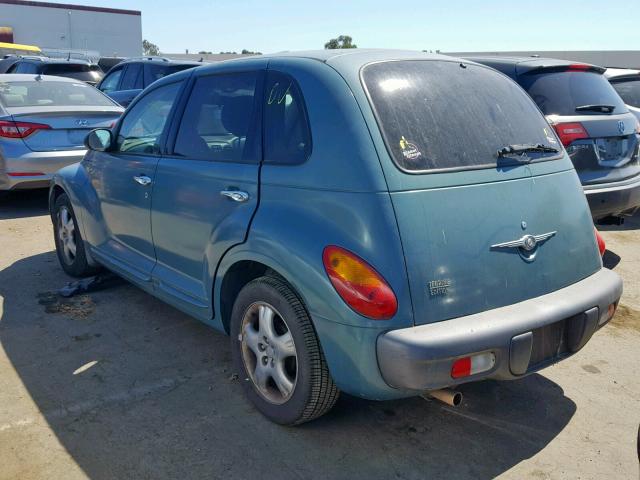 3C4FY58B72T250864 - 2002 CHRYSLER PT CRUISER GREEN photo 3