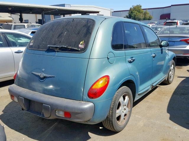 3C4FY58B72T250864 - 2002 CHRYSLER PT CRUISER GREEN photo 4