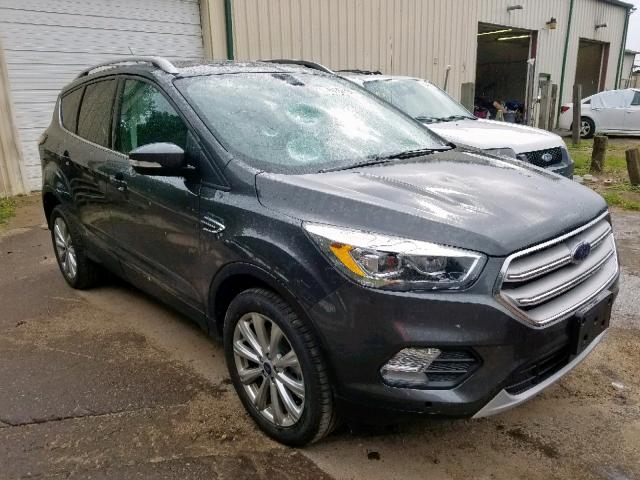 1FMCU9J99JUC35747 - 2018 FORD ESCAPE TIT GRAY photo 1