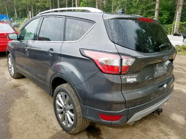 1FMCU9J99JUC35747 - 2018 FORD ESCAPE TIT GRAY photo 3