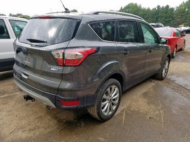 1FMCU9J99JUC35747 - 2018 FORD ESCAPE TIT GRAY photo 4