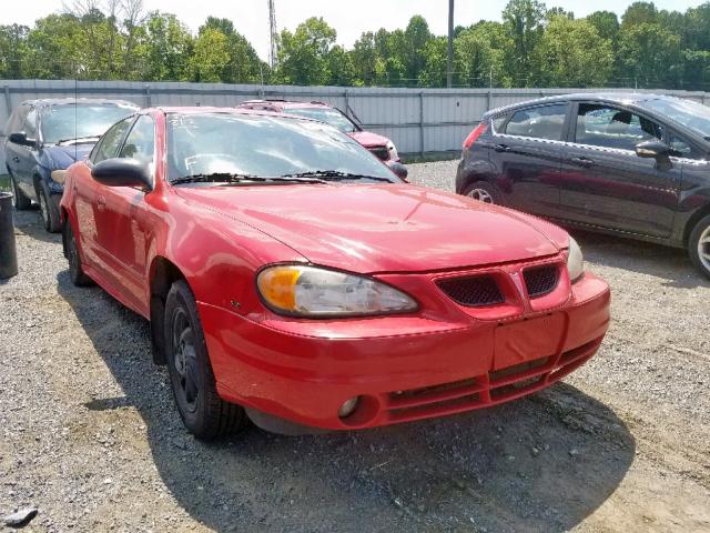 1G2NF52EX4M524463 - 2004 PONTIAC GRAND AM S RED photo 1