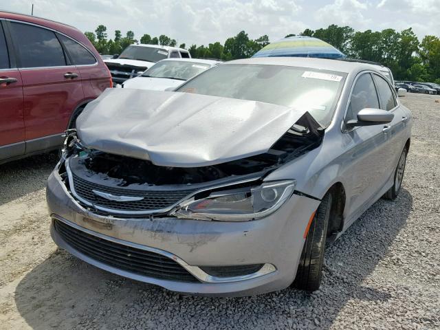 1C3CCCABXFN603432 - 2015 CHRYSLER 200 LIMITE GRAY photo 2