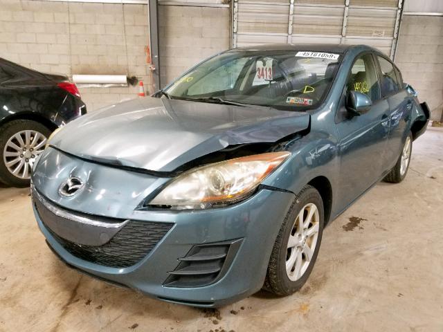 JM1BL1SG5A1173721 - 2010 MAZDA 3 I BLUE photo 2