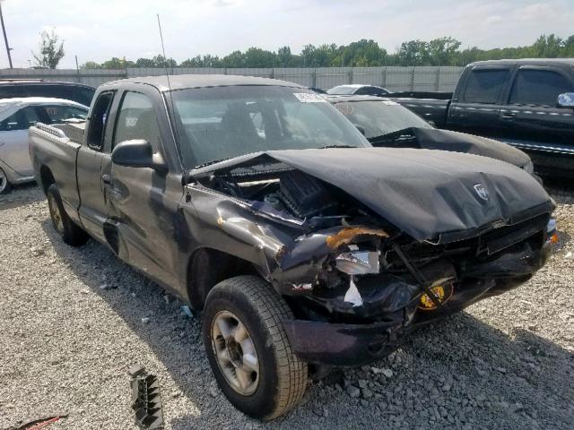 1B7GL22X5XS171322 - 1999 DODGE DAKOTA BLACK photo 1